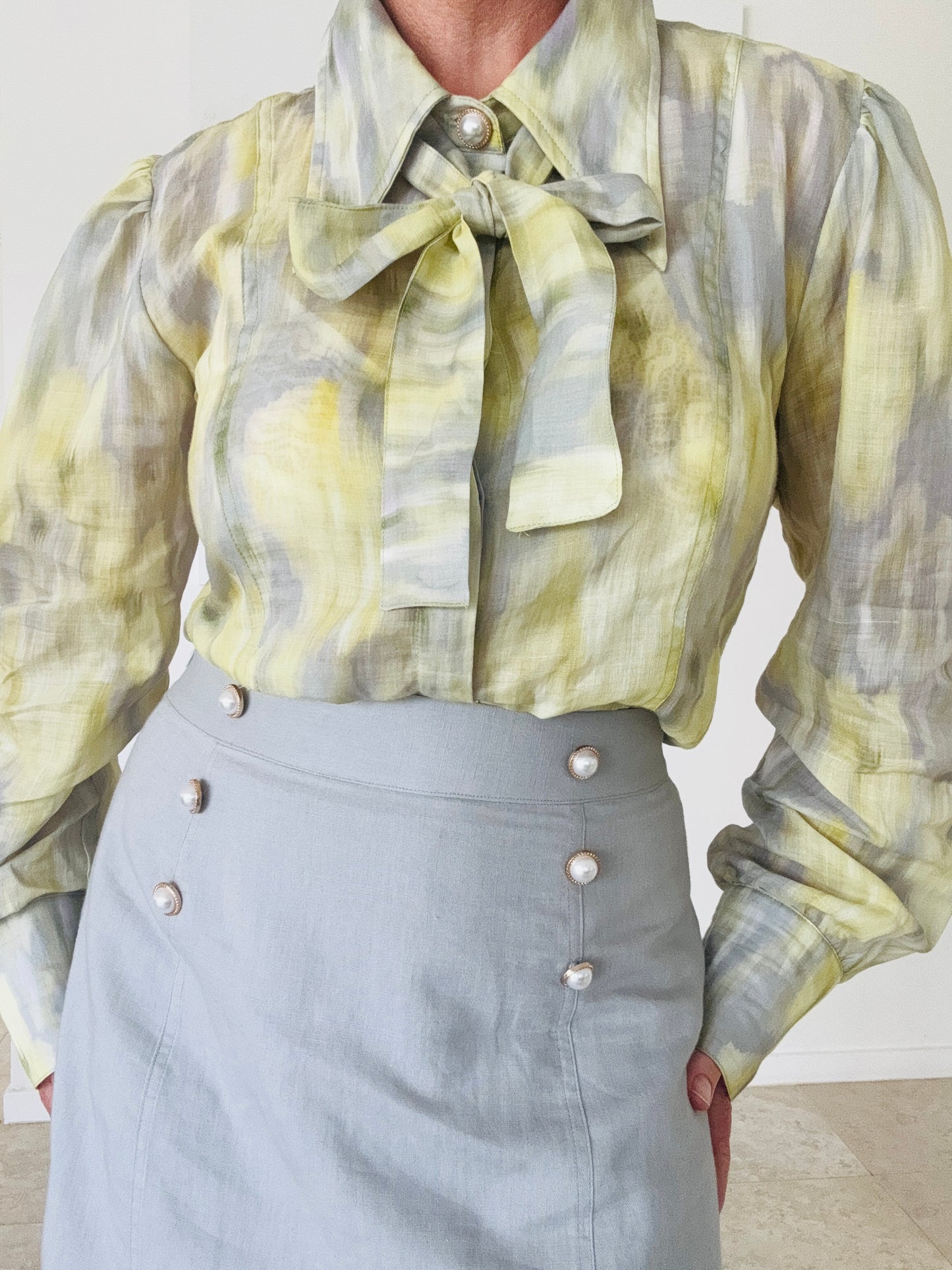Dawn Mini Skirt - Dusk Grey