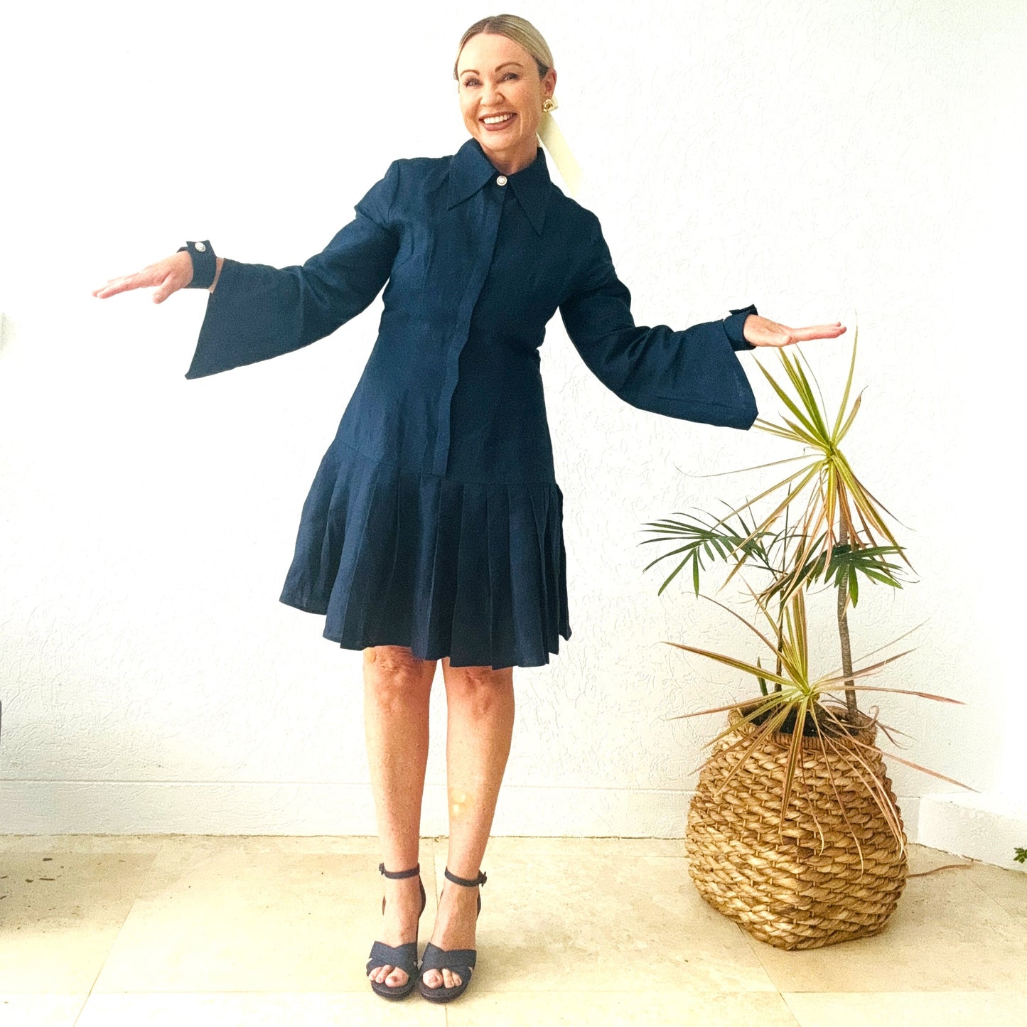 Emerson Dress - Navy Blue