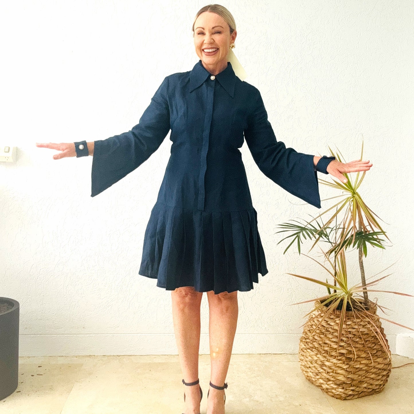 Emerson Dress - Navy Blue