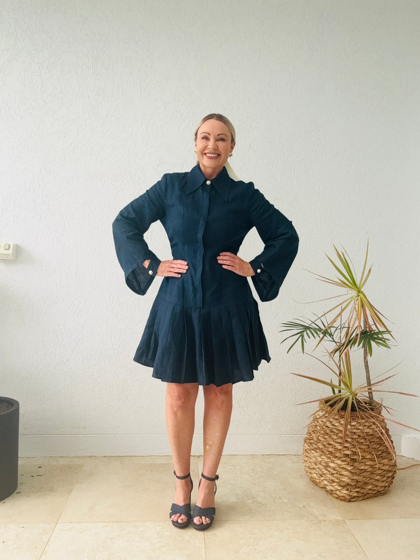 Emerson Dress - Navy Blue